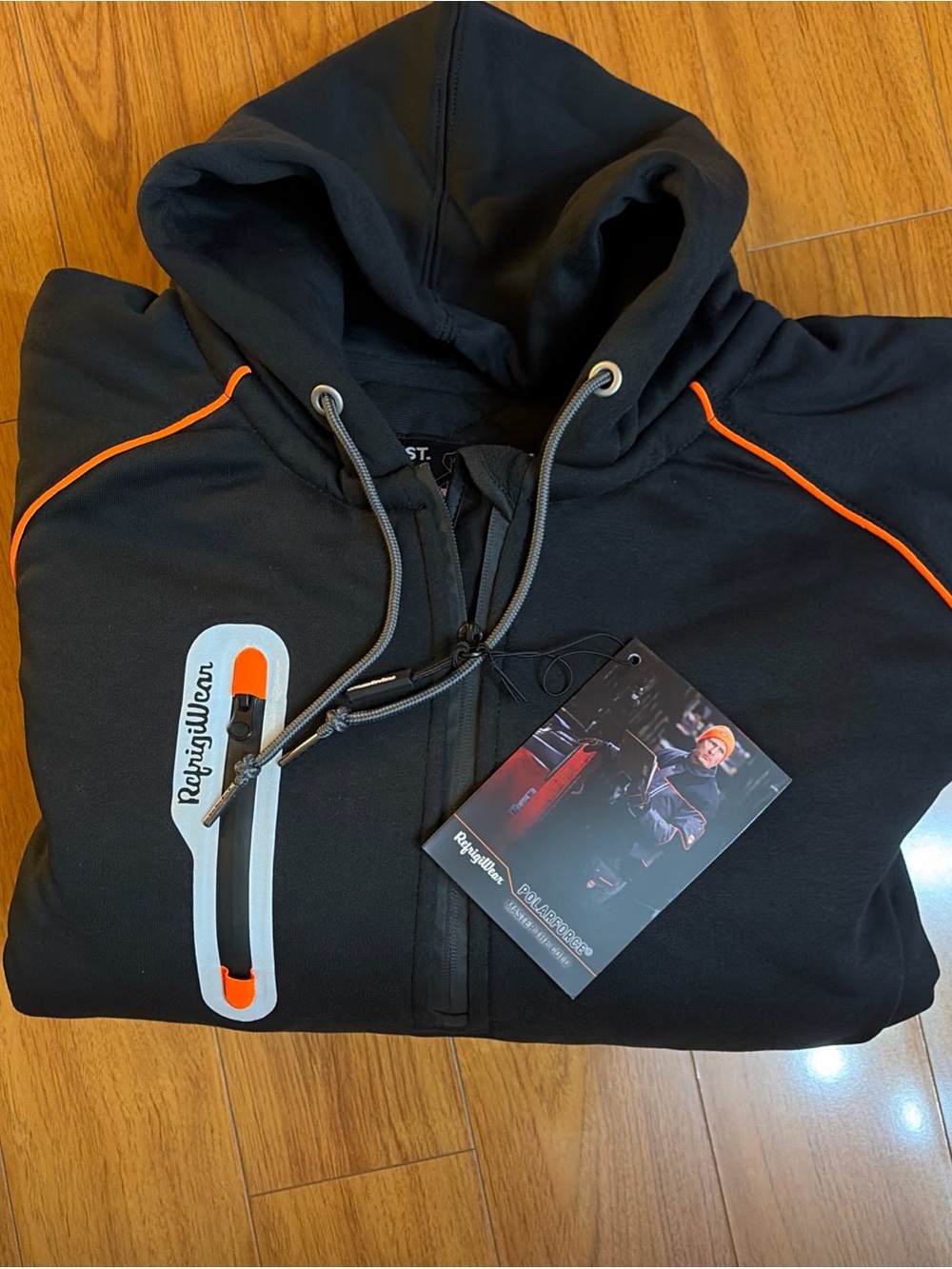 RefrigiWear Men’s PolarForce Sweatshirt – Heavyweight Insulated Work Hoodie
